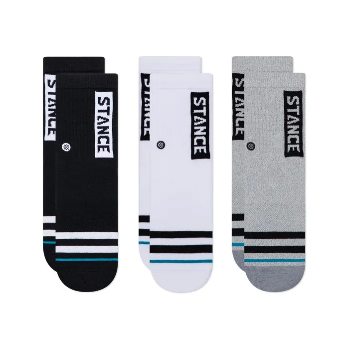 Kids OG Kids Crew Socks 3 Pack Multi Stance Kids