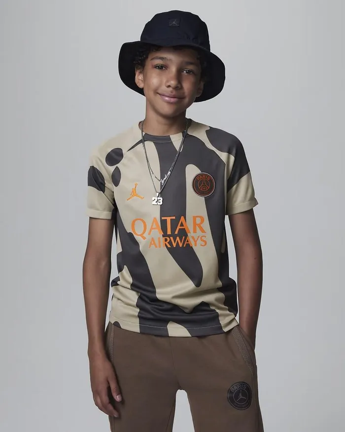 Kids Paris SaintGermain Academy Pro Third Stonestoneiron Greymagma Orange Nike Tops And TShirts Kids Paris SaintGermain Academy Pro Third Stonestoneiron Greymagma Orange Nike Tops And TShirts