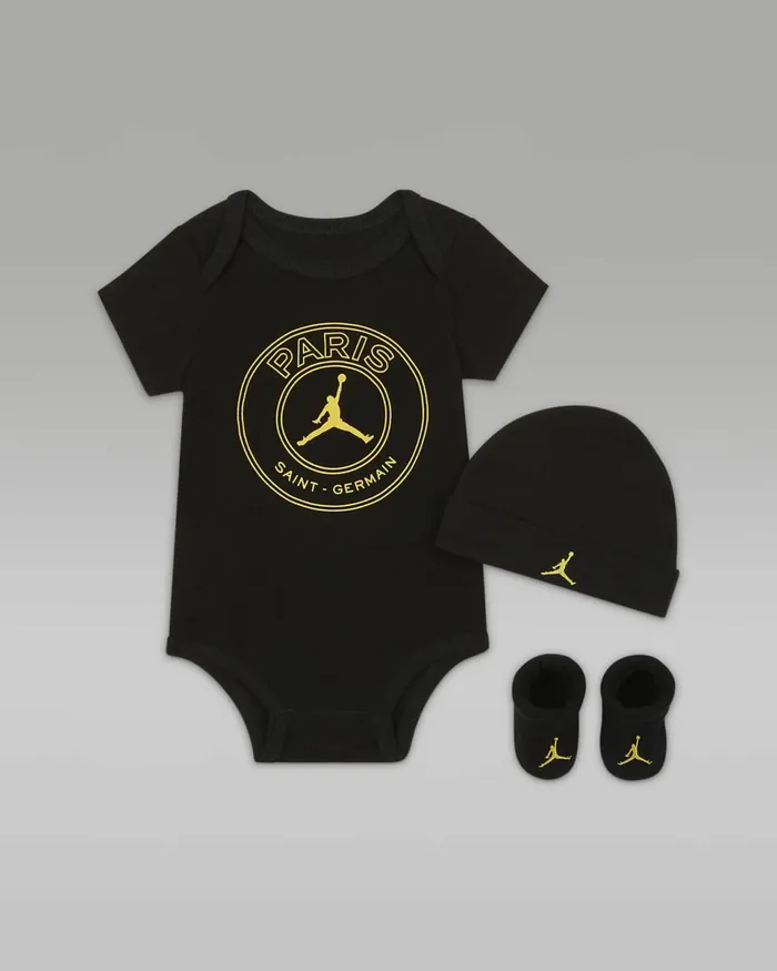 Kids Paris SaintGermain Bodysuit Box Set Black Nike Baby and Toddler 03 Years Kids Paris SaintGermain Bodysuit Box Set Black Nike Baby and Toddler 03 Years