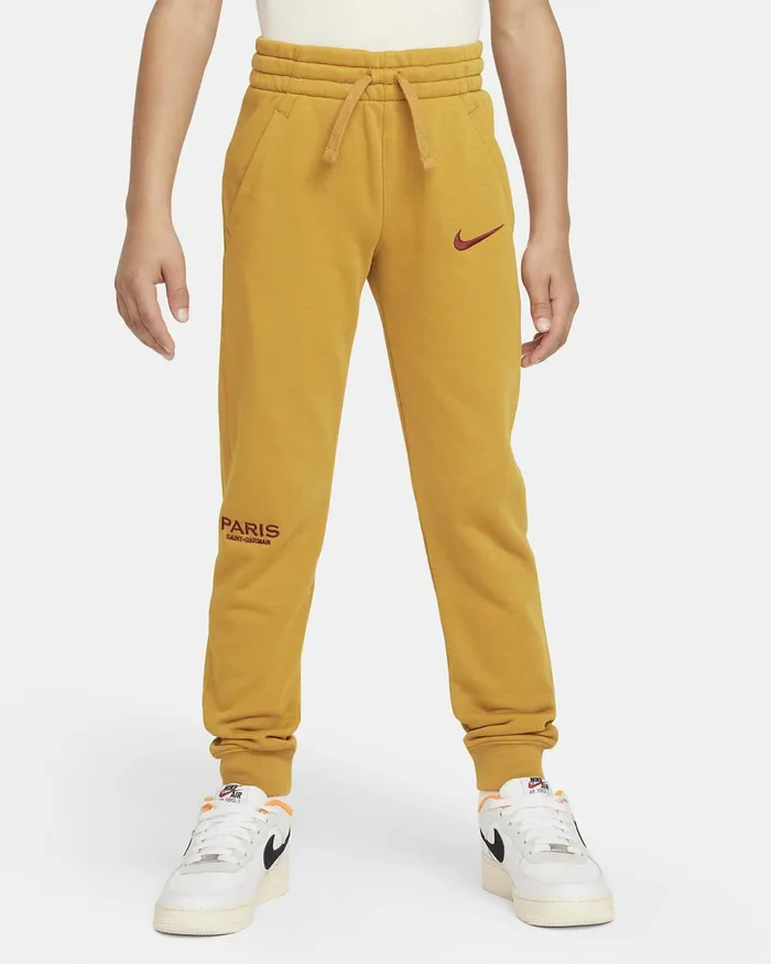 Kids Paris SaintGermain Club Gold Suedeteam Red Nike Trousers And Leggings