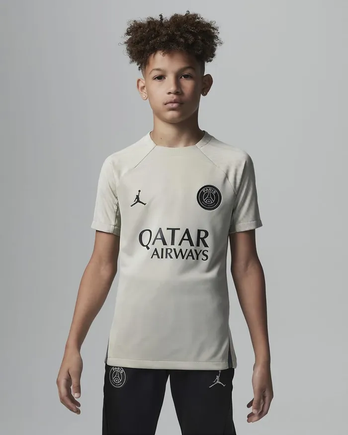 Kids Paris SaintGermain Strike Third Stonestoneiron Greyblack Nike Tops And TShirts Kids Paris SaintGermain Strike Third Stonestoneiron Greyblack Nike Tops And TShirts