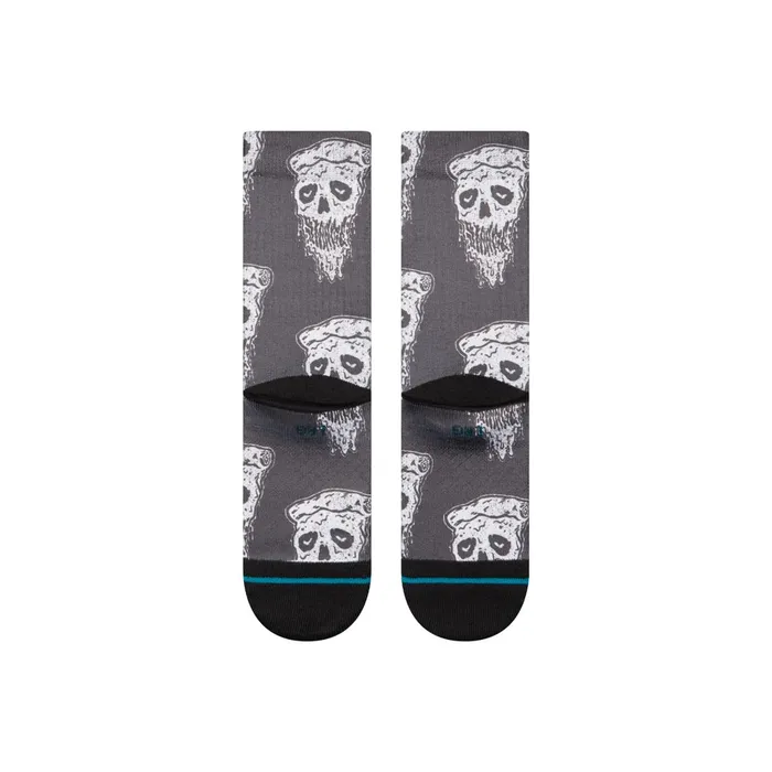 Kids Pizza Face Kids Poly Crew Socks Black Stance Kids