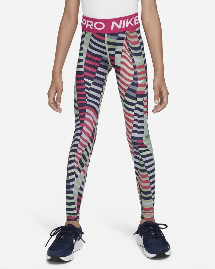 Kids Pro DriFit Fireberryfireberrywhite Nike Trousers And Leggings