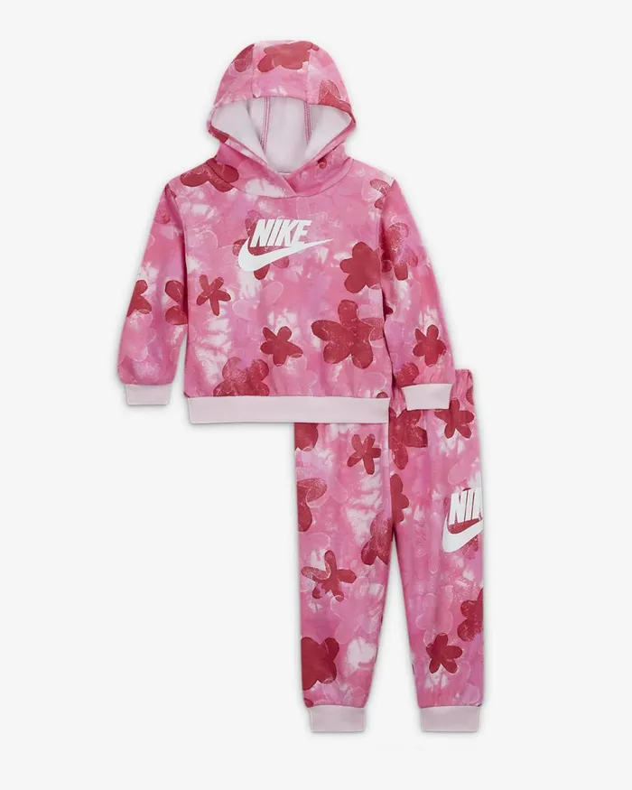 Kids SciDye Club Fleece Set Pink Nike Baby and Toddler 03 Years