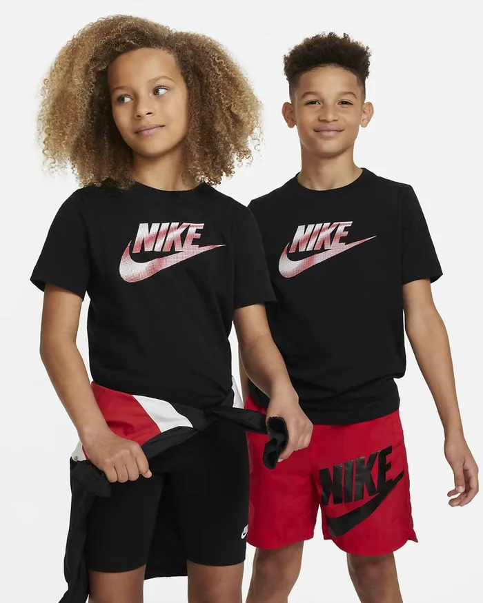 Kids Sportswear Black Nike Tops And TShirts