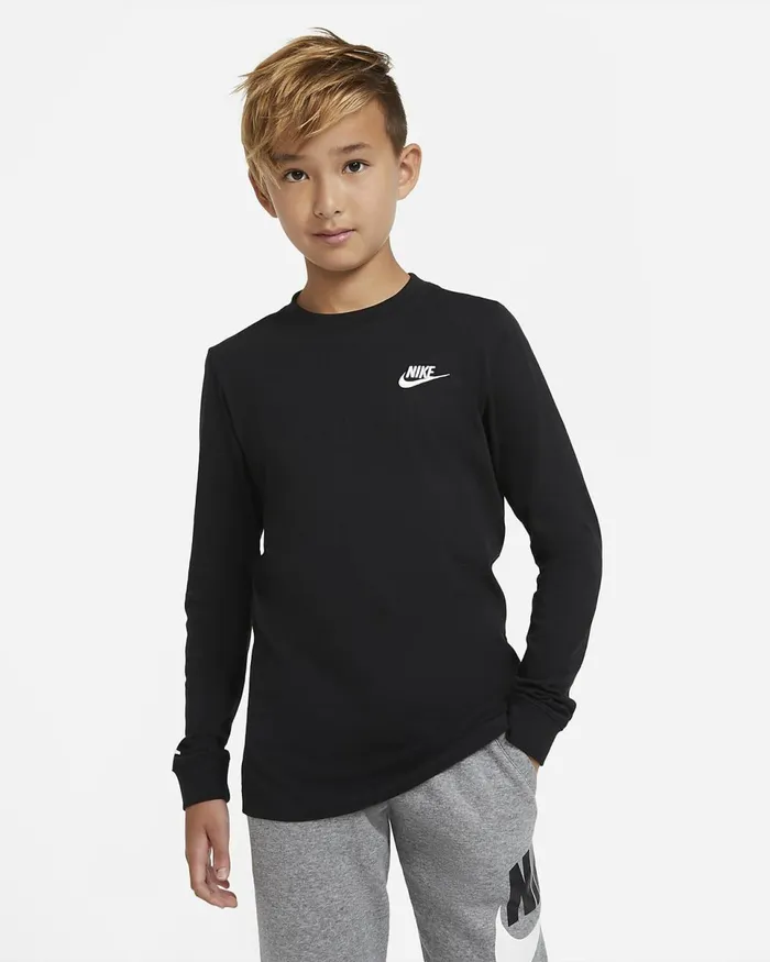 Kids Sportswear Blackwhite Nike Tops And TShirts