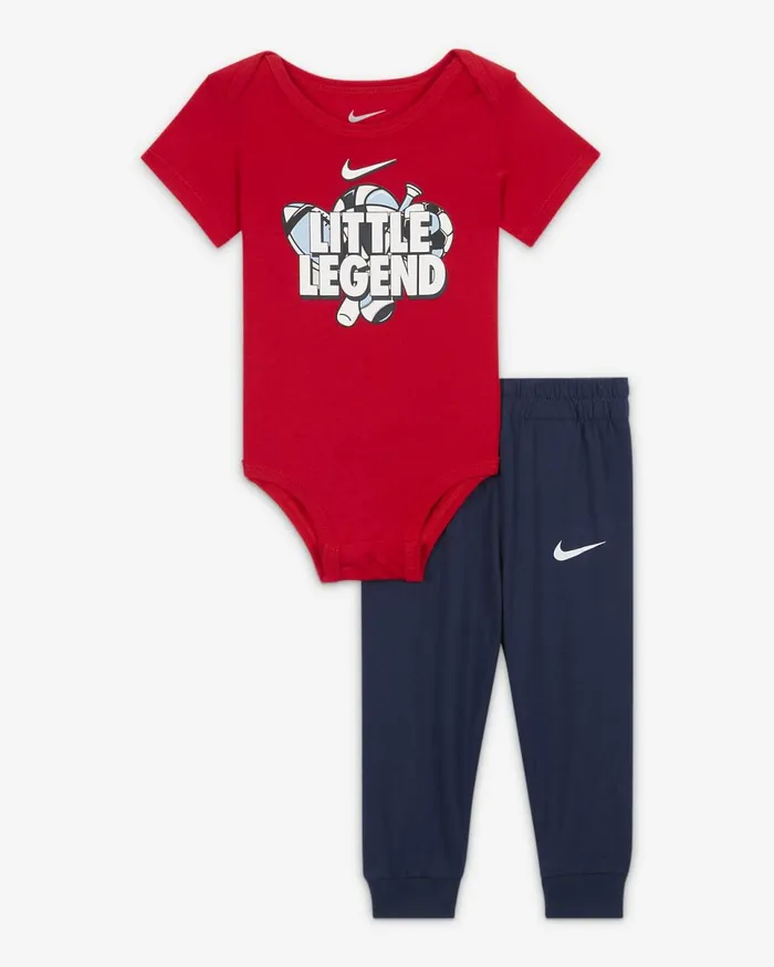 Kids Sportswear Bodysuit And Trousers Set Midnight Navy Nike Baby and Toddler 03 Years Kids Sportswear Bodysuit And Trousers Set Midnight Navy Nike Baby and Toddler 03 Years