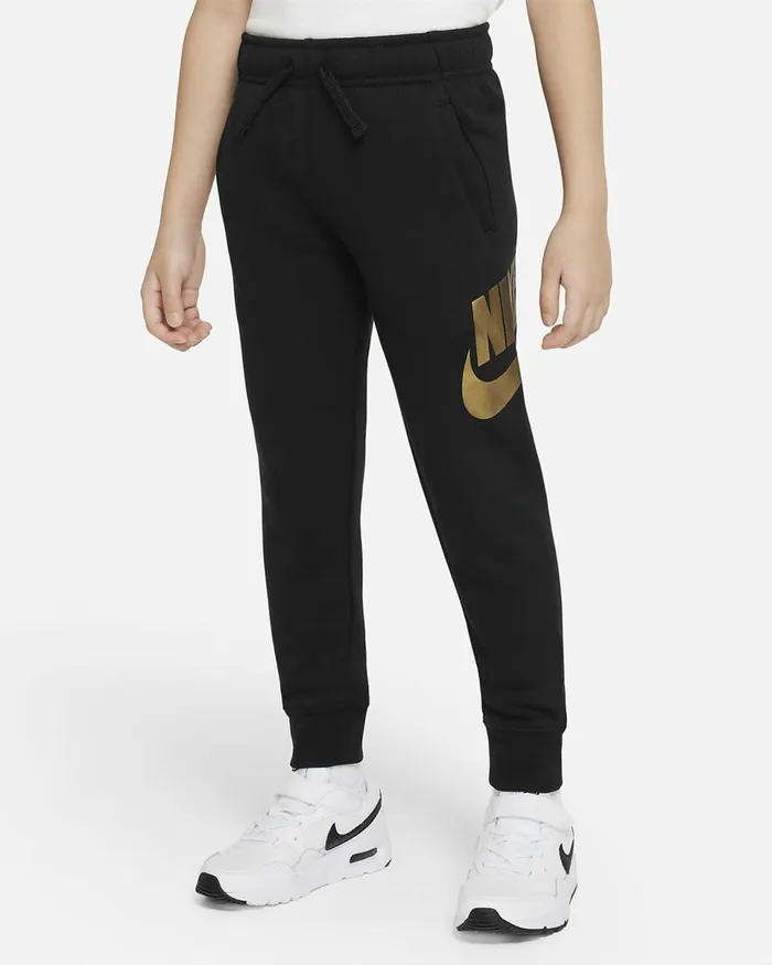 Kids Sportswear Club Fleece Blackgold Nike Trousers And Leggings