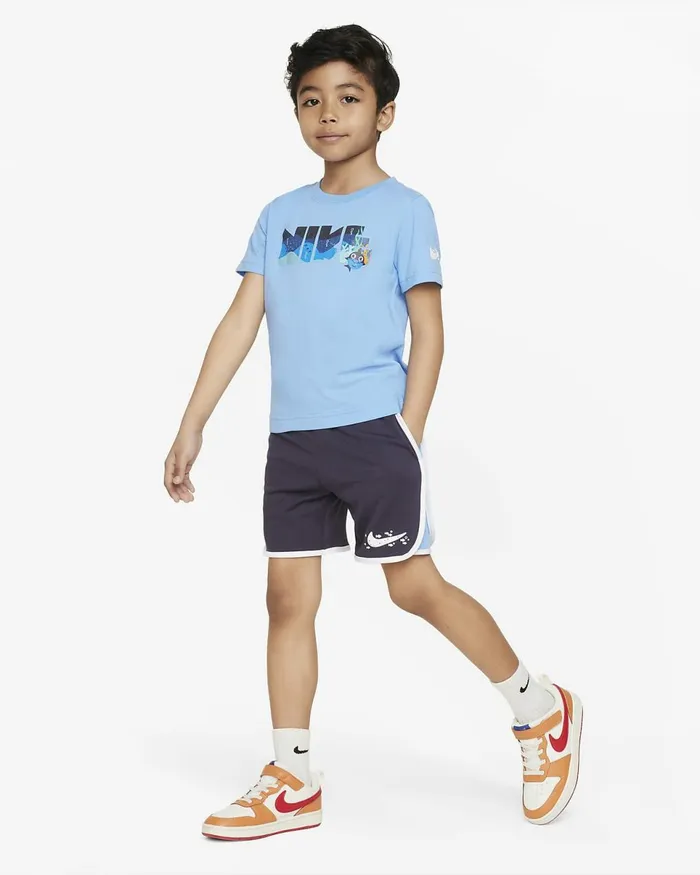 Kids Sportswear Coral Reef Mesh Shorts Set Gridiron Nike Sport Clothing