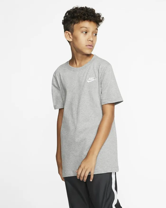 Kids Sportswear Dark Grey Heatherwhite Nike Older Kids 7 8211 15 Years