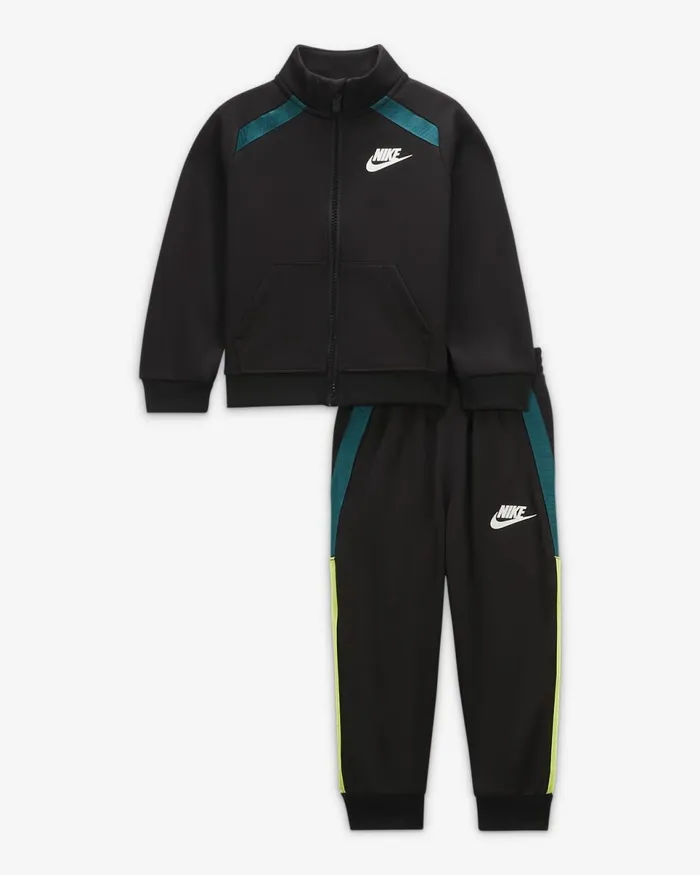 Kids Sportswear FullZip Taping Set Black Nike Baby and Toddler 03 Years