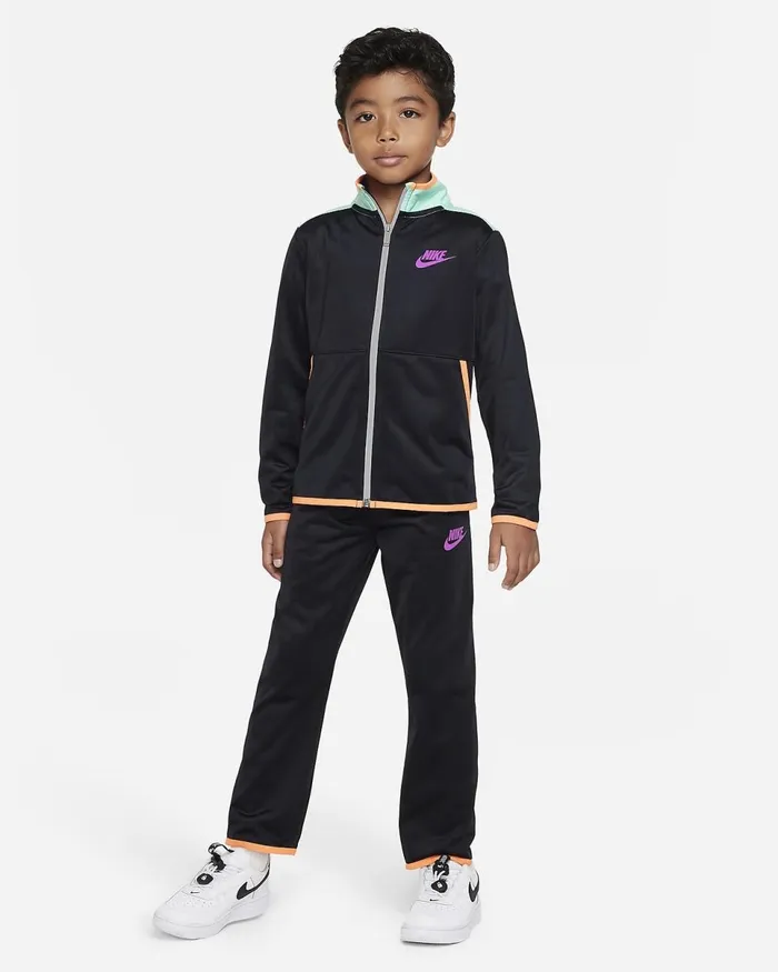 Kids Sportswear Illuminate Tricot Set Black Nike Sport Clothing