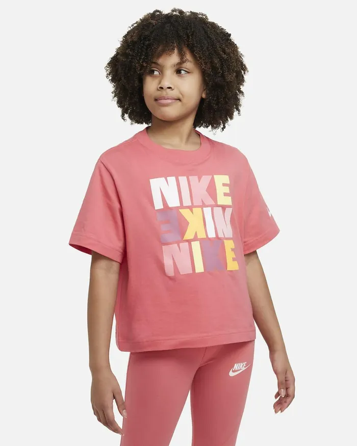 Kids Sportswear Sea Coral Nike Tops And TShirts