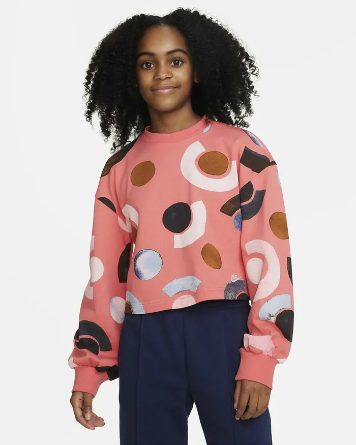 Kids Sportswear Sea Coralwhite Nike Tops And TShirts
