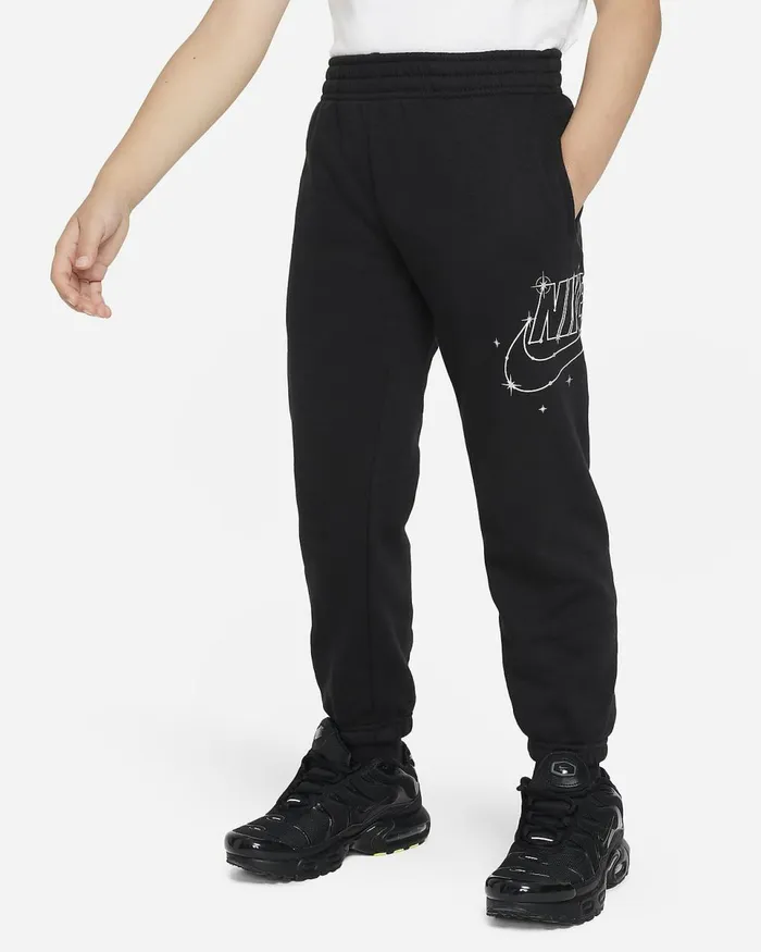 Kids Sportswear Shine Fleece Trousers Black Nike Younger Kids 3 8211 7 Years