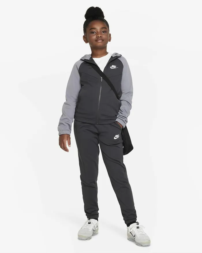 Kids Sportswear Smoke Greyanthracitewhite Nike Trousers And Leggings