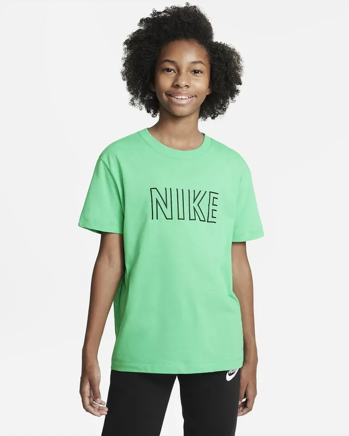 Kids Sportswear Spring Green Nike Tops And TShirts