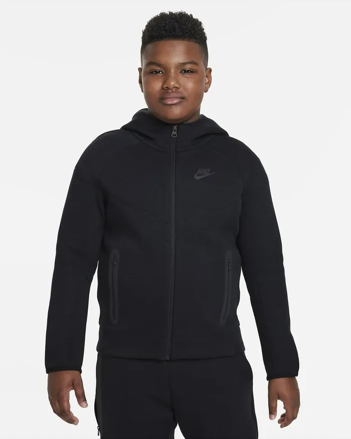 Kids Sportswear Tech Fleece Blackblackblack Nike Hoodies And Sweatshirts