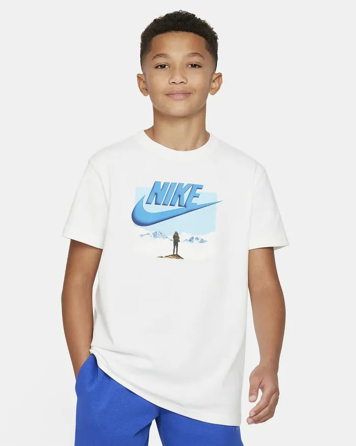 Kids Sportswear White Nike Tops And TShirts