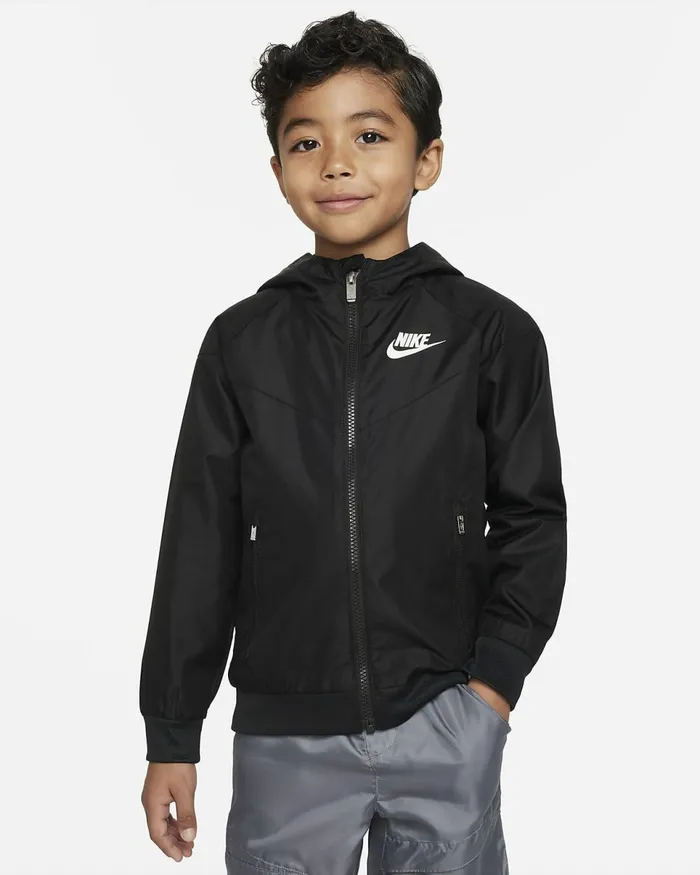 Kids Sportswear Windrunner Black Nike Jackets