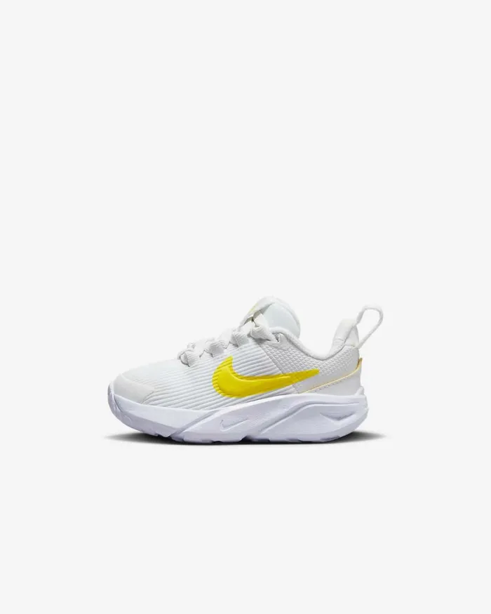 Kids Star Runner 4 Summit Whitevivid Sulphurwhiteopti Yellow Nike Running