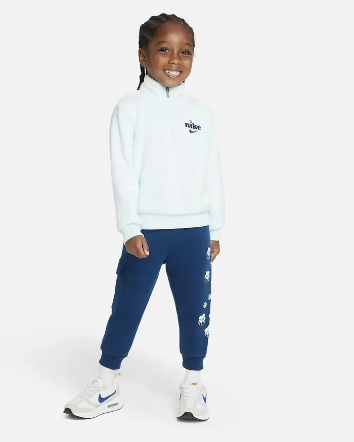 Kids Track Pack Sherpa HalfZip Set Valerian Blue Nike Baby and Toddler 03 Years Kids Track Pack Sherpa HalfZip Set Valerian Blue Nike Baby and Toddler 03 Years