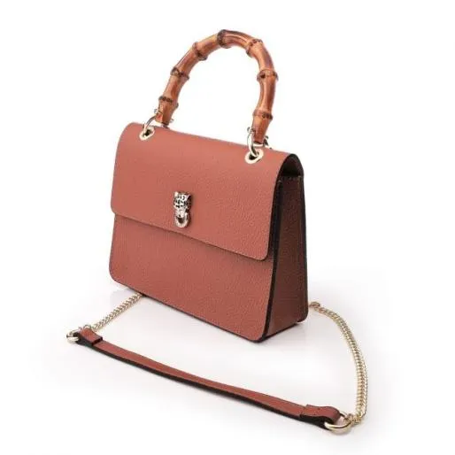 Larch Bag Tan Leather Women Moda In Pelle Shoulder Bags