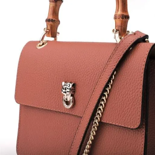 Larch Bag Tan Leather Women Moda In Pelle Shoulder Bags