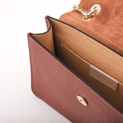 Larch Bag Tan Leather Women Moda In Pelle Shoulder Bags