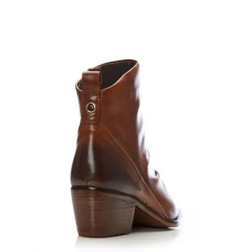 Lizbethy Tan Leather Women Moda In Pelle Ankle Boots Lizbethy Tan Leather Women Moda In Pelle Ankle Boots