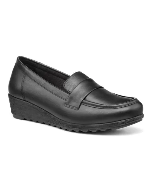 Loafers and Moccasins Women Hotter Ada Shoes Black