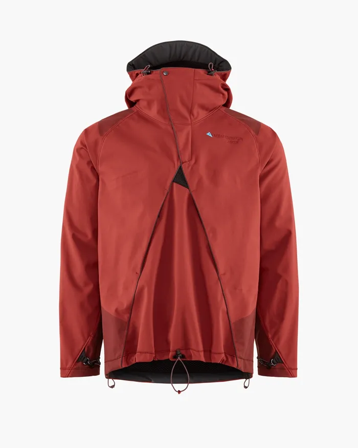 Lodur Cutan Anorak Rose Red Men Klttermusen Wind Resistant Jackets