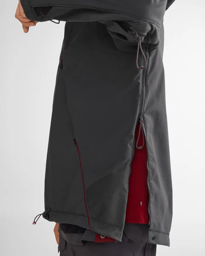 Lodur Cutan Anorak Rose Red Men Klttermusen Wind Resistant Jackets