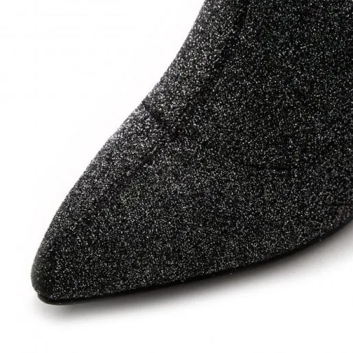 Losia Pewter Fabric Women Moda In Pelle Ankle Boots Losia Pewter Fabric Women Moda In Pelle Ankle Boots