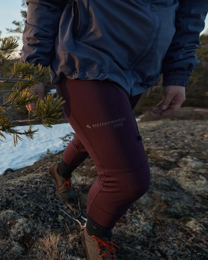 Mne Compression Tights Raven Women Klttermusen Pants