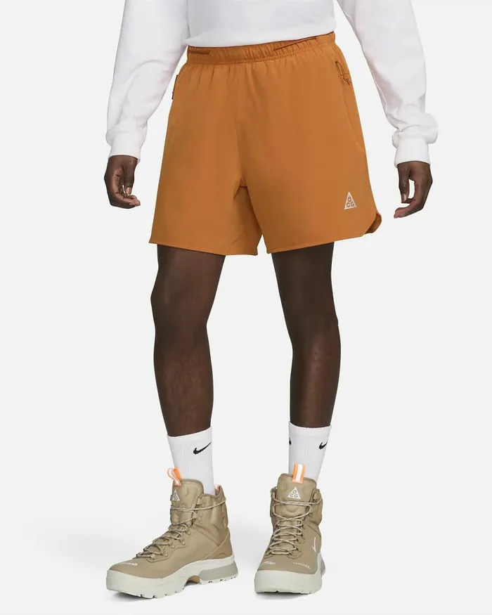 Men Acg DriFit 039New Sands039 Monarchdark Russetsummit White Nike Shorts