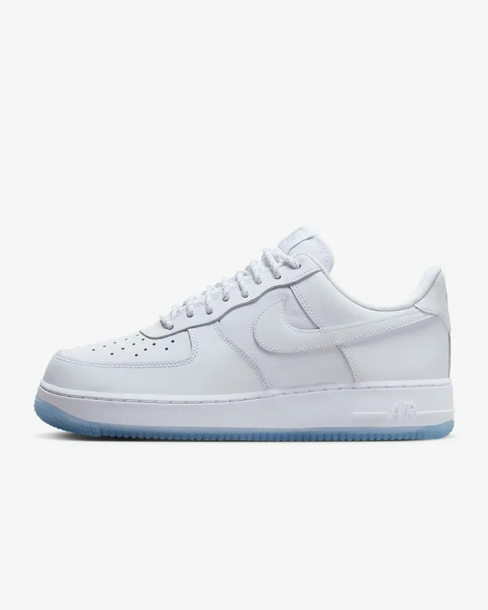 Men Air Force 1 03907 Whitereflect Silverindustrial Bluewhite Nike Lifestyle