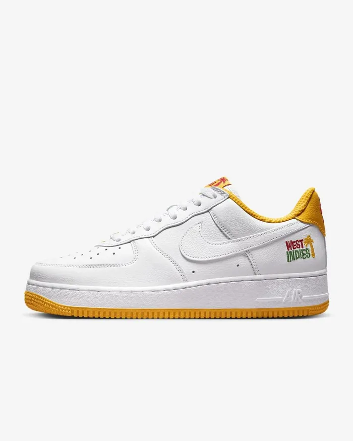 Men Air Force 1 Low Retro Qs Whiteuniversity Goldwhite Nike Lifestyle