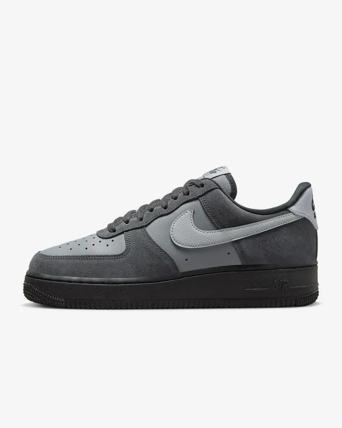 Men Air Force 1 Lv8 Anthracitecool Greyblackwolf Grey Nike Lifestyle