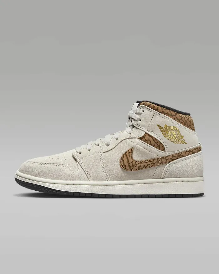 Men Air Jordan 1 Mid Se Light Orewood Brownwhitelight British Tanmetallic Gold Nike Lifestyle Men Air Jordan 1 Mid Se Light Orewood Brownwhitelight British Tanmetallic Gold Nike Lifestyle
