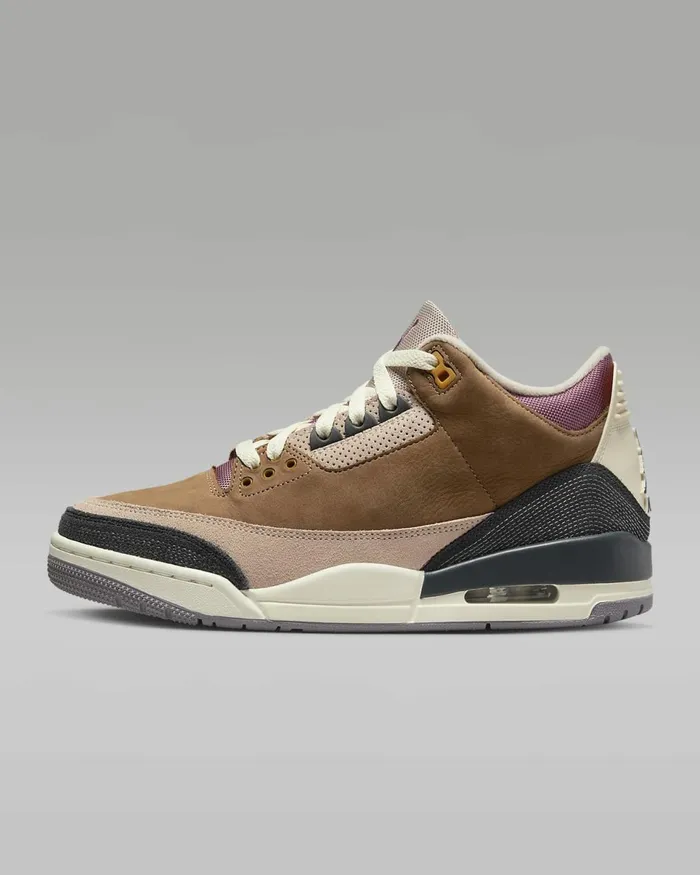 Men Air Jordan 3 Retro Se Archaeo Brownfossil Stonelight Bordeauxdark Smoke Grey Nike Lifestyle Men Air Jordan 3 Retro Se Archaeo Brownfossil Stonelight Bordeauxdark Smoke Grey Nike Lifestyle