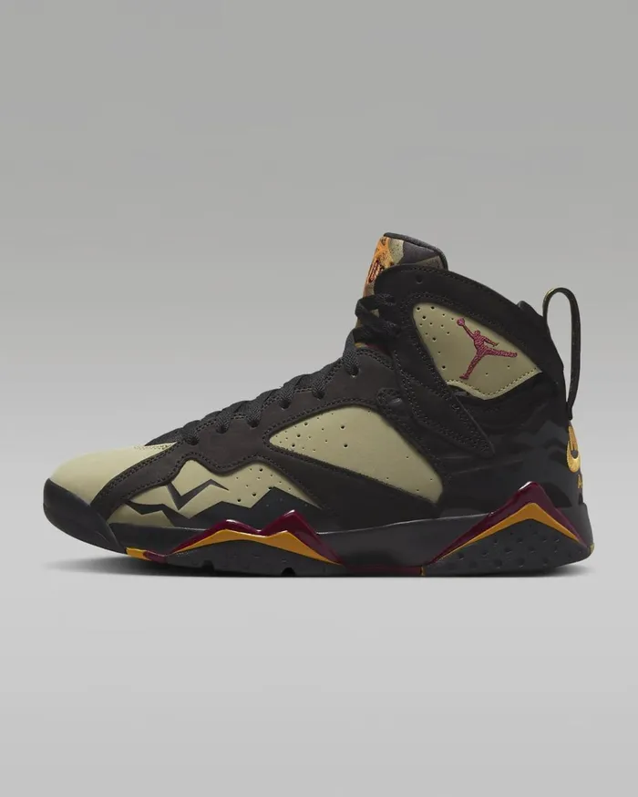 Men Air Jordan 7 Retro Se Blackneutral Olivechutneycherrywood Red Nike Lifestyle Men Air Jordan 7 Retro Se Blackneutral Olivechutneycherrywood Red Nike Lifestyle