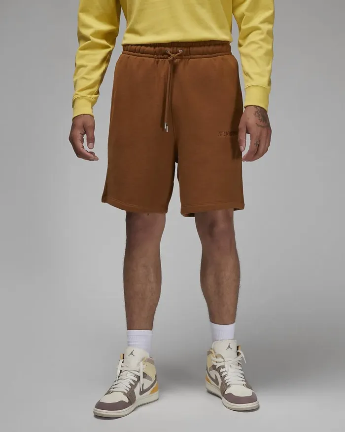 Men Air Jordan Wordmark Light British Tan Nike Shorts