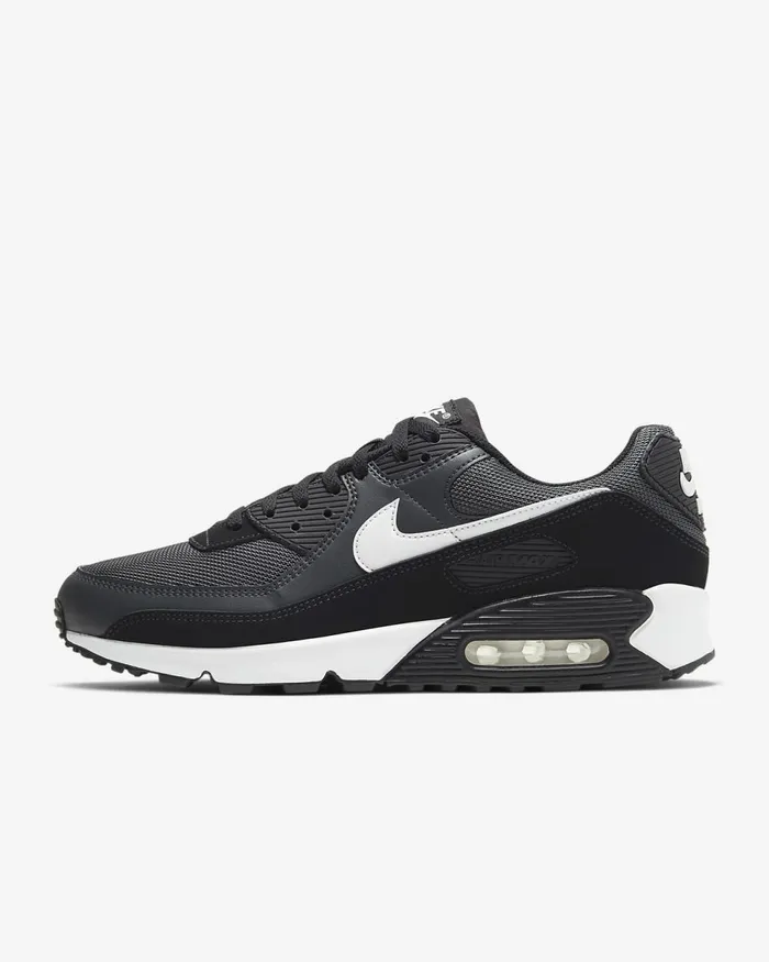 Men Air Max 90 Iron Greydark Smoke Greyblackwhite Nike Lifestyle
