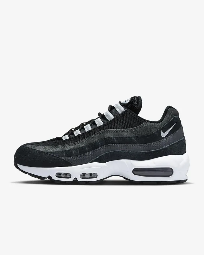 Men Air Max 95 Blackanthracitewhitepure Platinum Nike Lifestyle