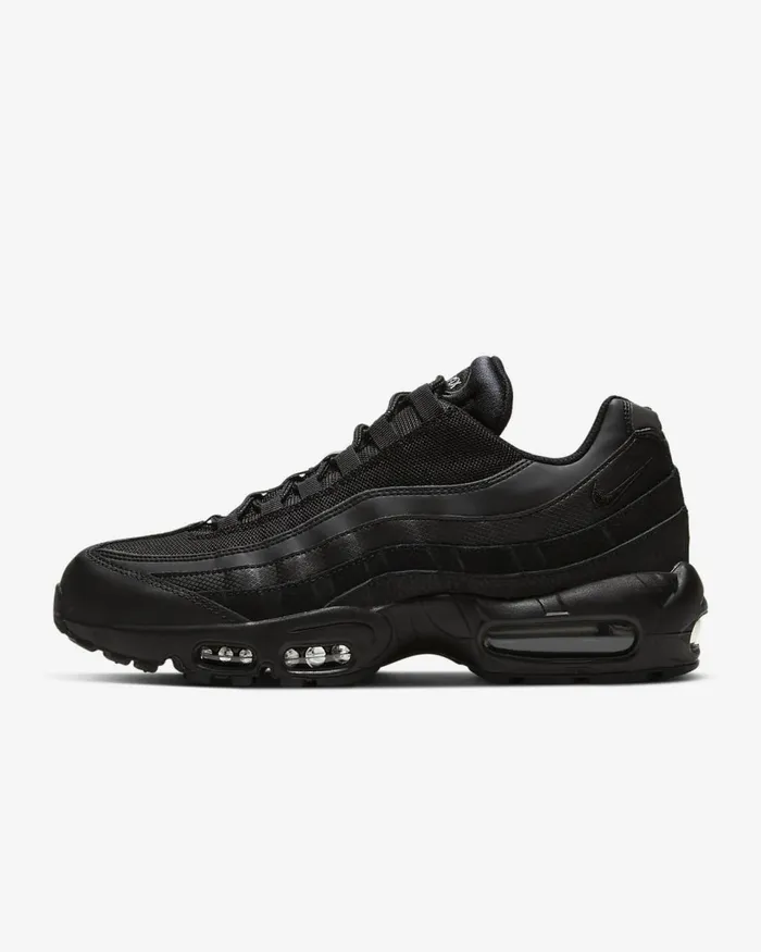 Men Air Max 95 Essential Blackdark Greyblack Nike Lifestyle