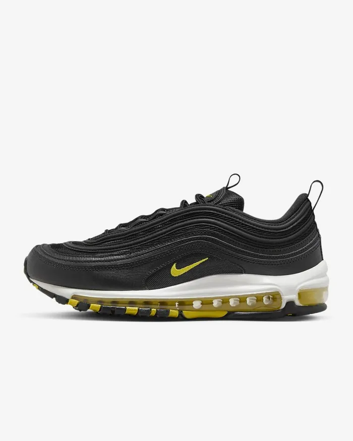 Men Air Max 97 Blackwhiteopti Yellow Nike Lifestyle