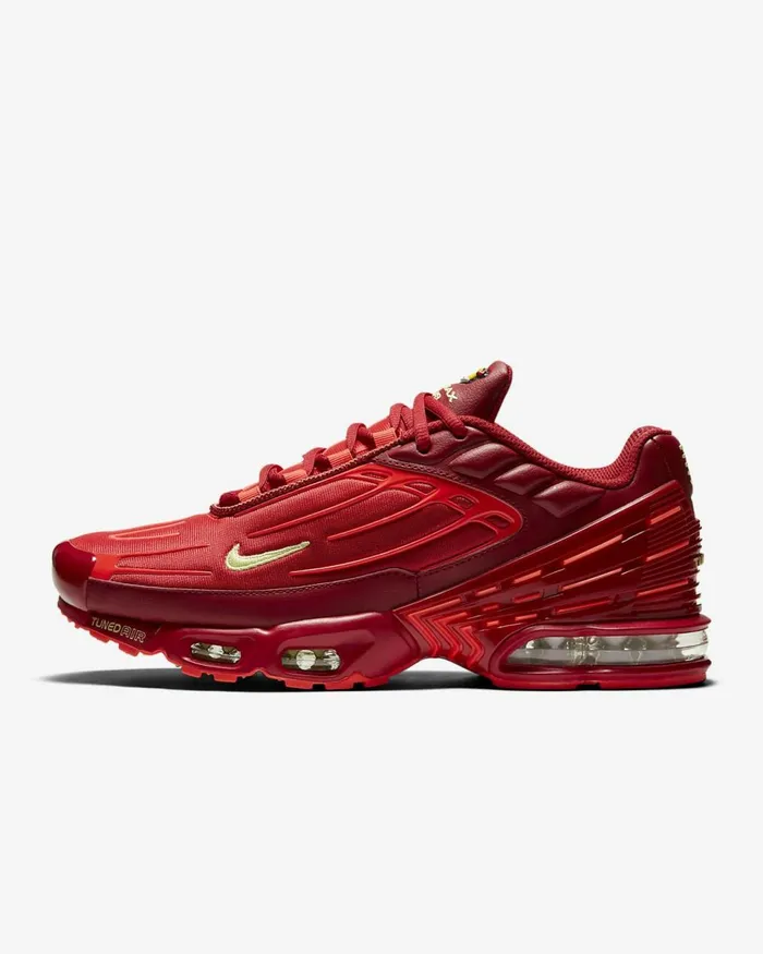 Men Air Max Plus 3 Gym Redbright Crimsonwhitelimelight Nike Lifestyle