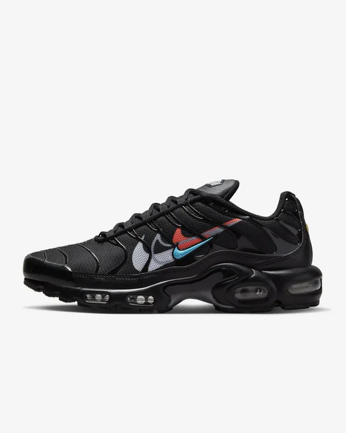 Men Air Max Plus Blackbright Crimsonwhite Nike Lifestyle