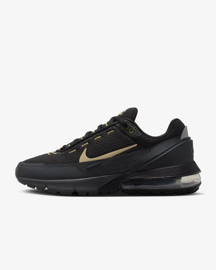 Men Air Max Pulse Blackanthraciteflat Goldmetallic Gold Nike Lifestyle